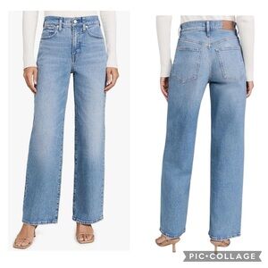 Madewell Light Blue Flare & Wide Leg Jeans